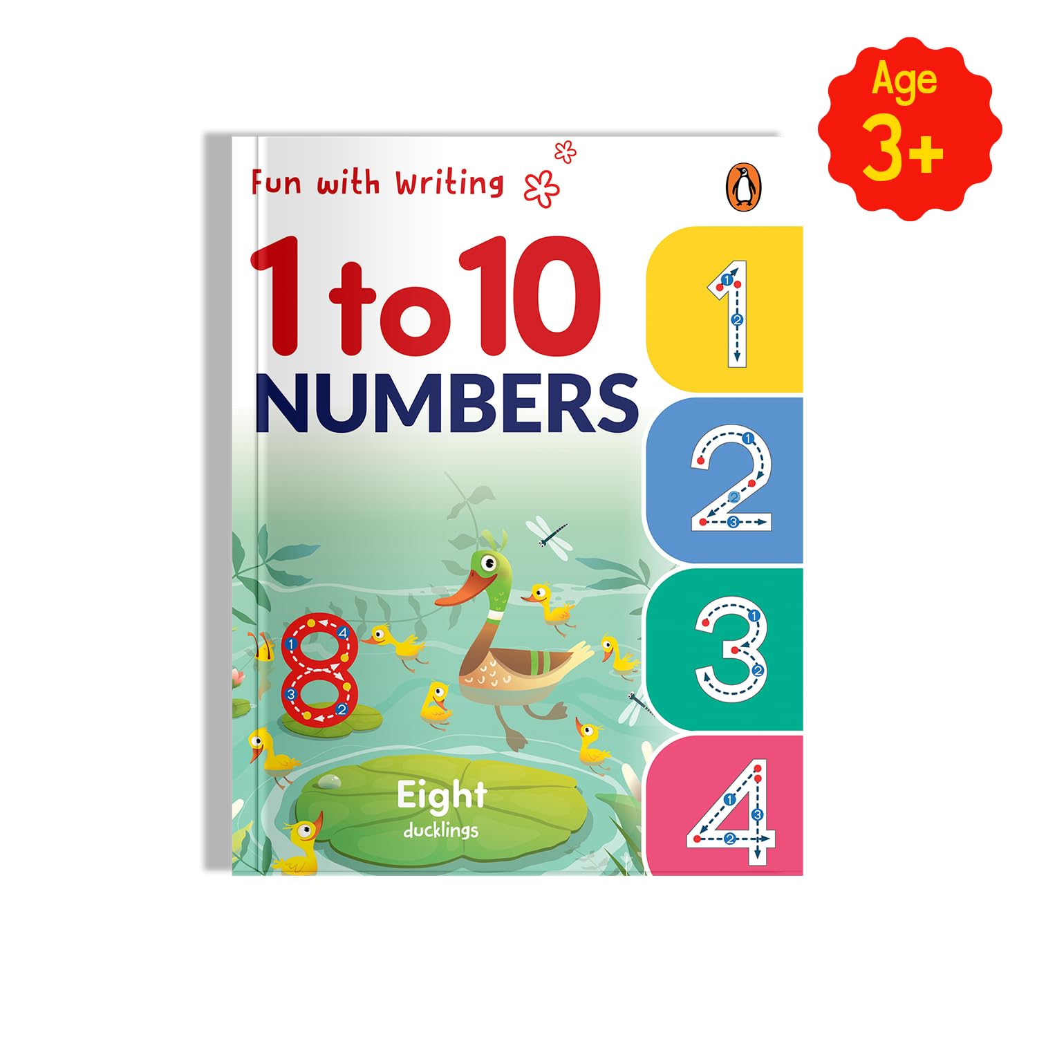Numbers 1-10: Fun With Writing: Number Tracing and Writing Practice for Preschool Kids