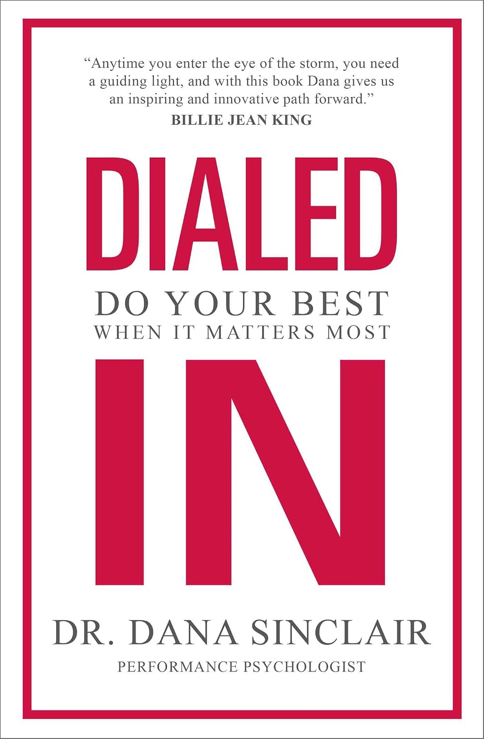 Dialed in by Dr. Dana Sinclair