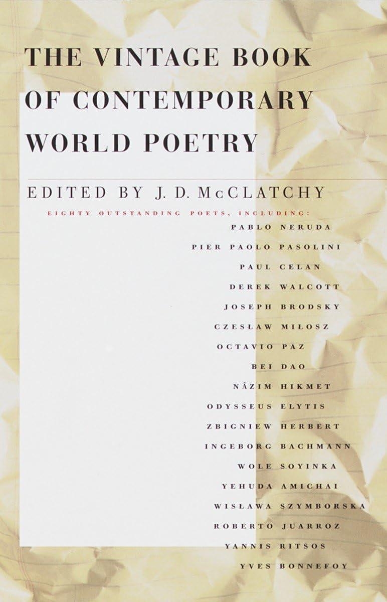 The Vintage book of contemporary world poetry
