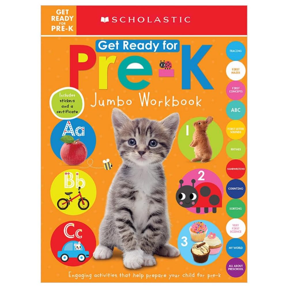 Get Ready for Pre-k Jumbo Workbook: Scholastic Early Learners (jumbo Workbook)