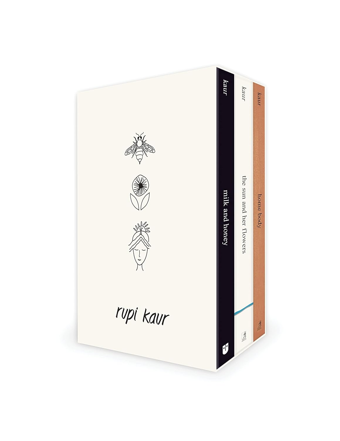 Rupi Kaur Trilogy Boxed Set: Milk and Honey, the Sun and Her Flowers, and Home Body