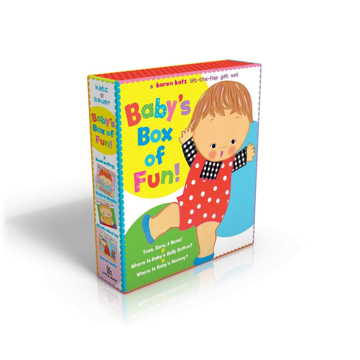 Baby's Box of Fun: A Karen Katz Lift-the-Flap Gift Set: Where Is Baby's Belly Button; Where Is Baby's Mommy?; Toes, Ears, & Nose