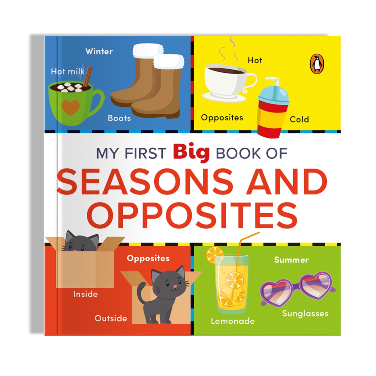 My First Big Book of Fruits & Veggies: Colorful Board Book of Fruits and Vegetables for Toddlers & Preschool Kids