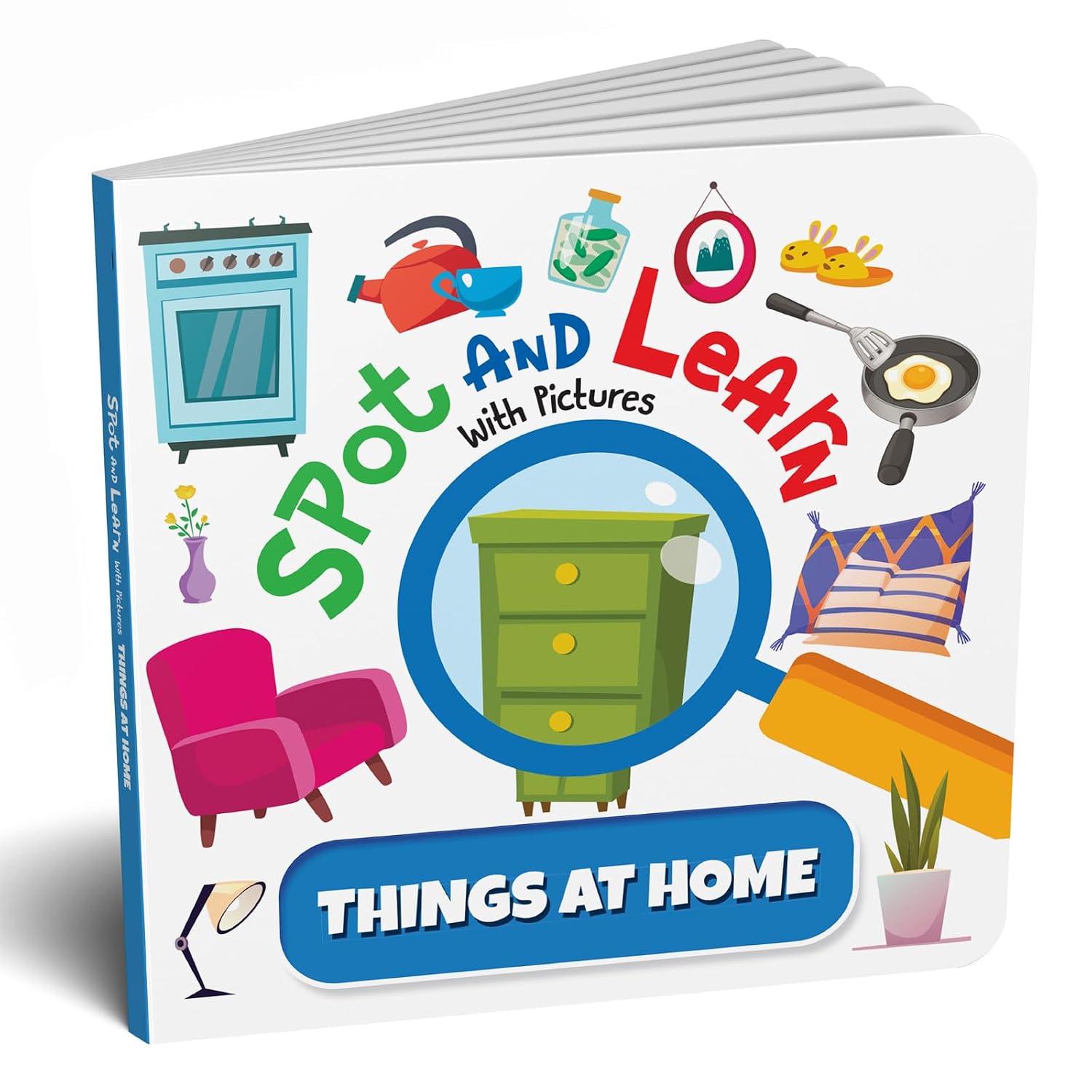 Spot and Learn with Pictures: Things at Home