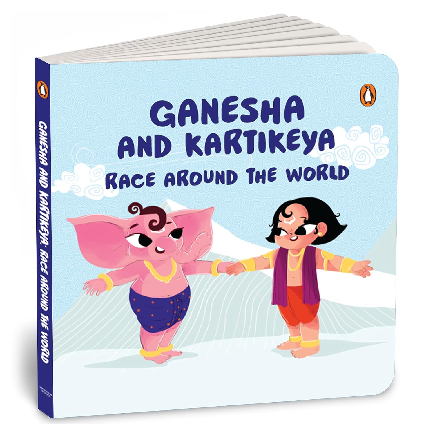 Ganesha and Kartikeya Race Around the World: Tales of Hindu Gods and Goddesses: an Illustrated Board Book for Kids