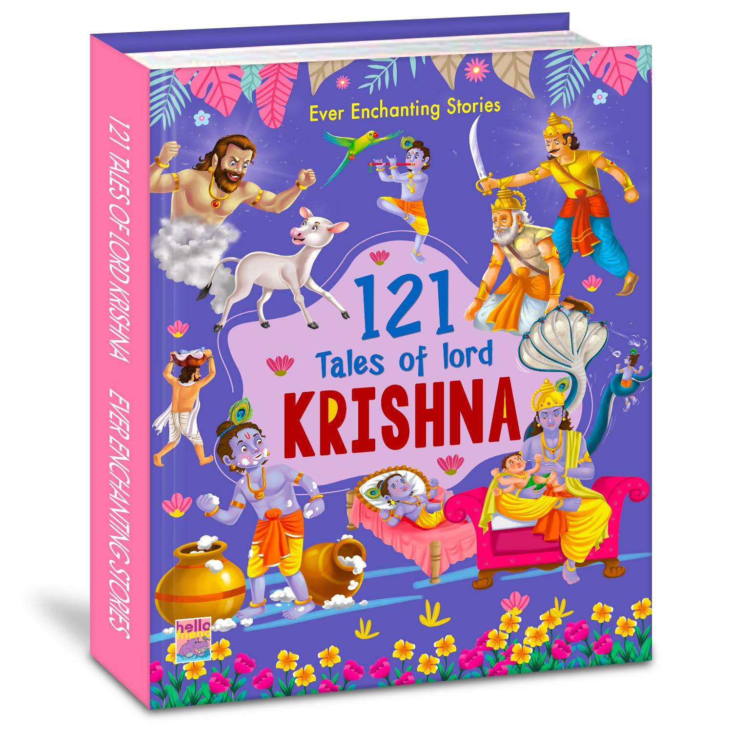 Hello Friend 121 Krishna Tales Stories - Illustrated Story Books for Kids and Childrens - Bedtime Regional Short Stories With Colourful Pictures in ... - Ages 3+ Years (121 Short Stories Book)