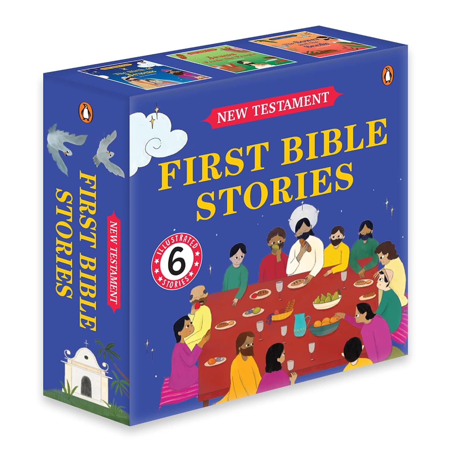 First Bible Stories (new Testament): Box Set of Six Illustrated Bible Stories for Kids I Inspiring Tales