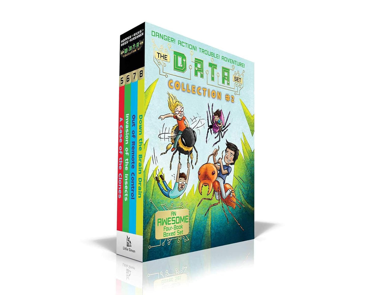DATA Set Collection #2: A Case of the Clones; Invasion of the Insects; Out of Remote Control; down the Brain Drain