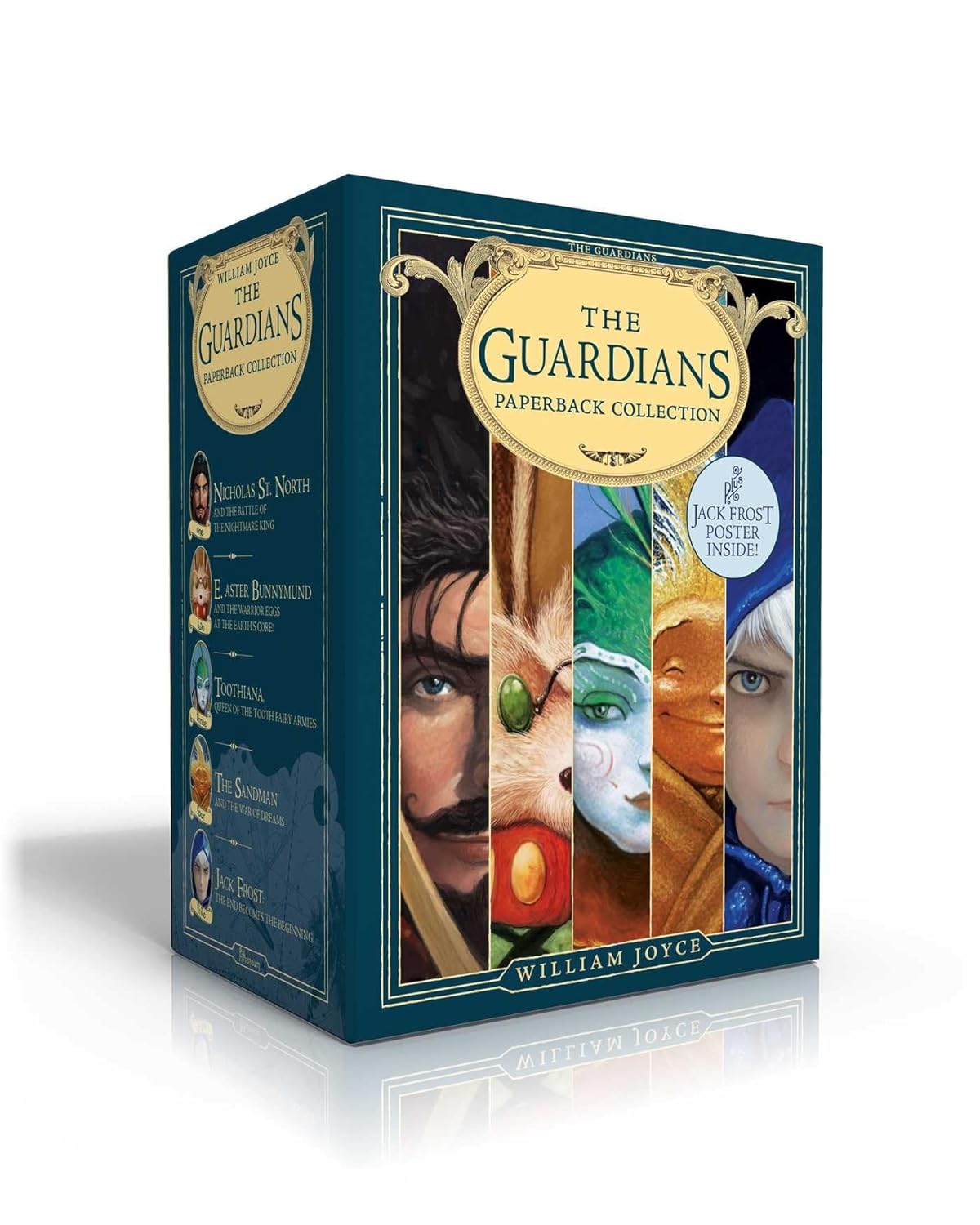 Guardians Collection: NIcholas St. North and the Battle of the Nightmare King; E. Aster Bunnymund and the Warrior Eggs at the Earth's Core!; Toothiana, Queen of the Tooth Fairy Armies; the Sandman and the War of Dreams; Jack Frost