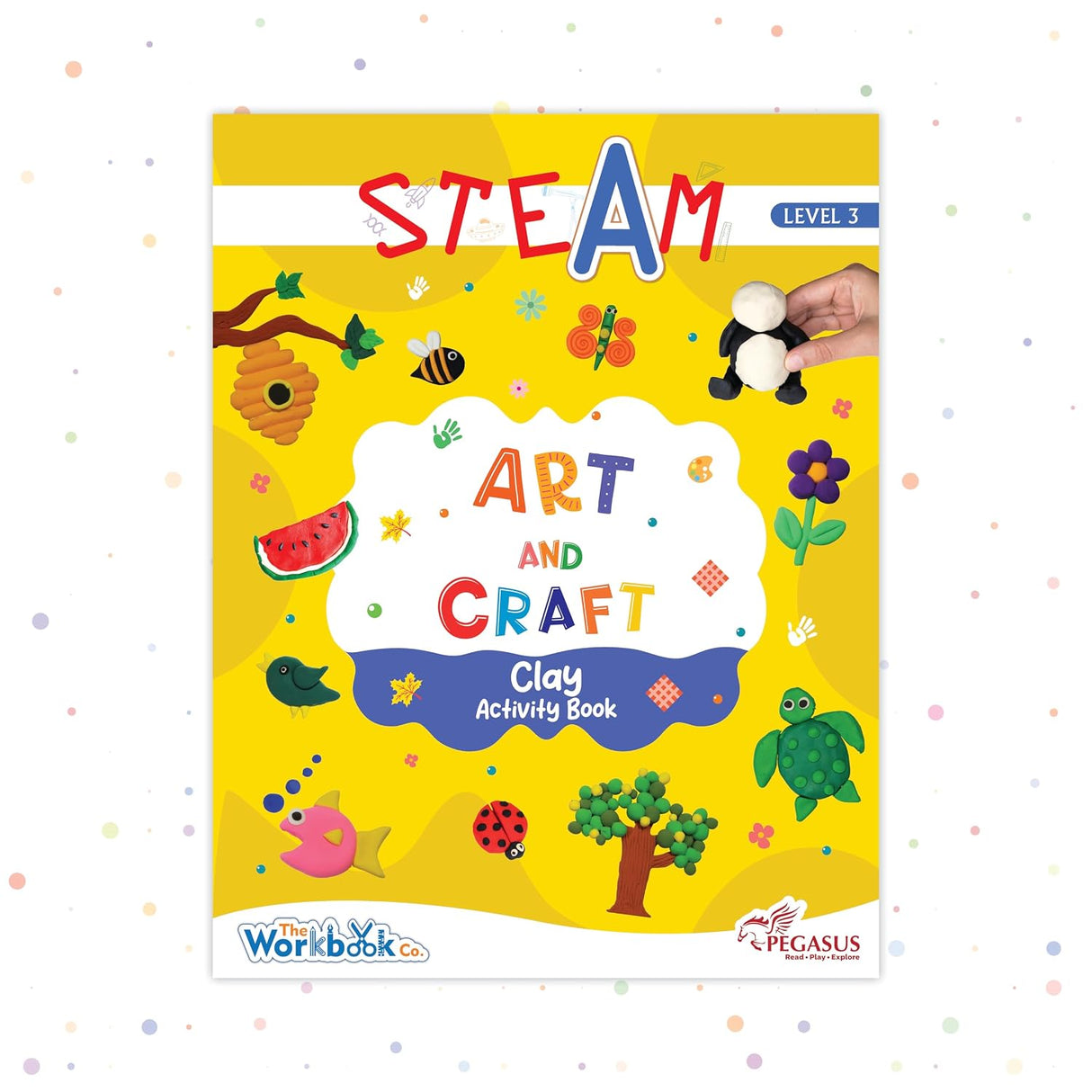 Steam Art and Craft Clay Acitivity Book-level 3 for 5+