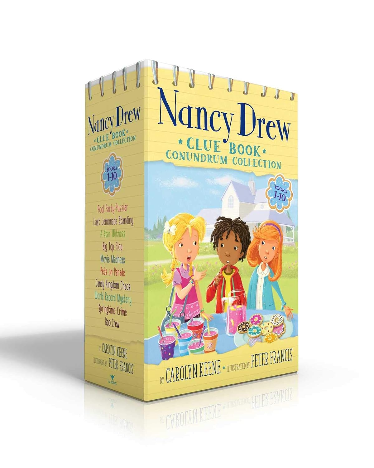 Nancy Drew Clue Book Conundrum Collection: Pool Party Puzzler; Last Lemonade Standing; a Star Witness; Big Top Flop; Movie Madness; Pets on Parade; Candy Kingdom Chaos; World Record Mystery; Springtime Crime; Boo Crew