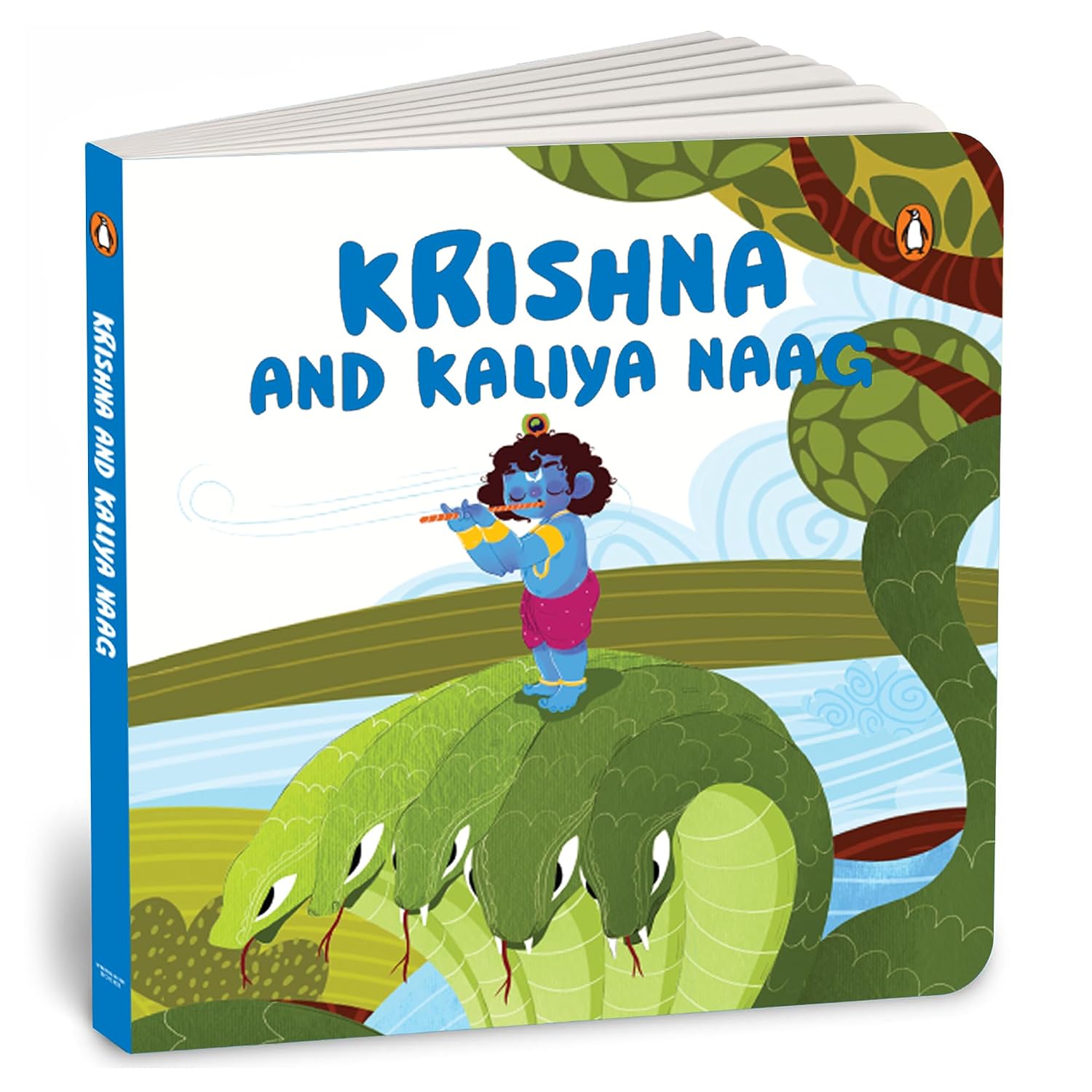 Krishna and Kalia Naag: Tales of Hindu Gods and Goddesses: an Illustrated Board Book for Kids