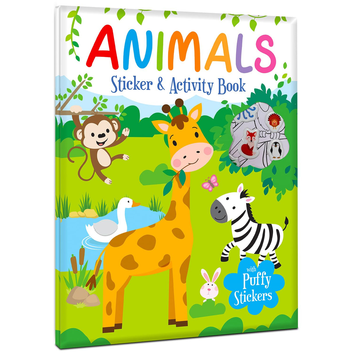 Hello Friend Books Puffy Stickers Activity Book