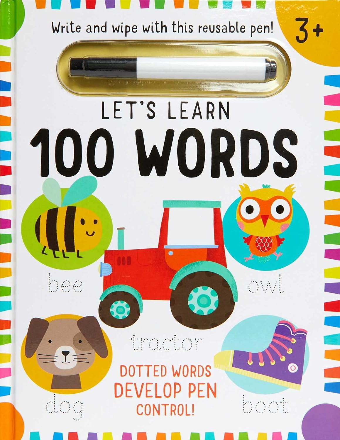 Let's Learn: First 100 Words (write and Wipe)