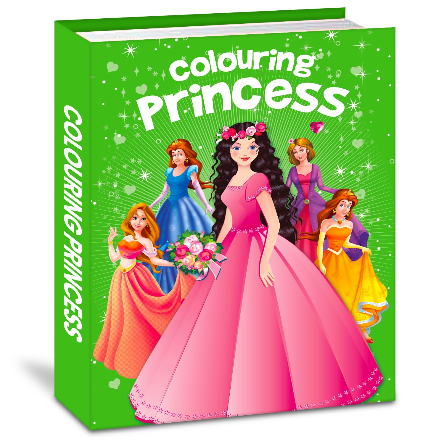 Hello Friend Books Princess Colouring Book