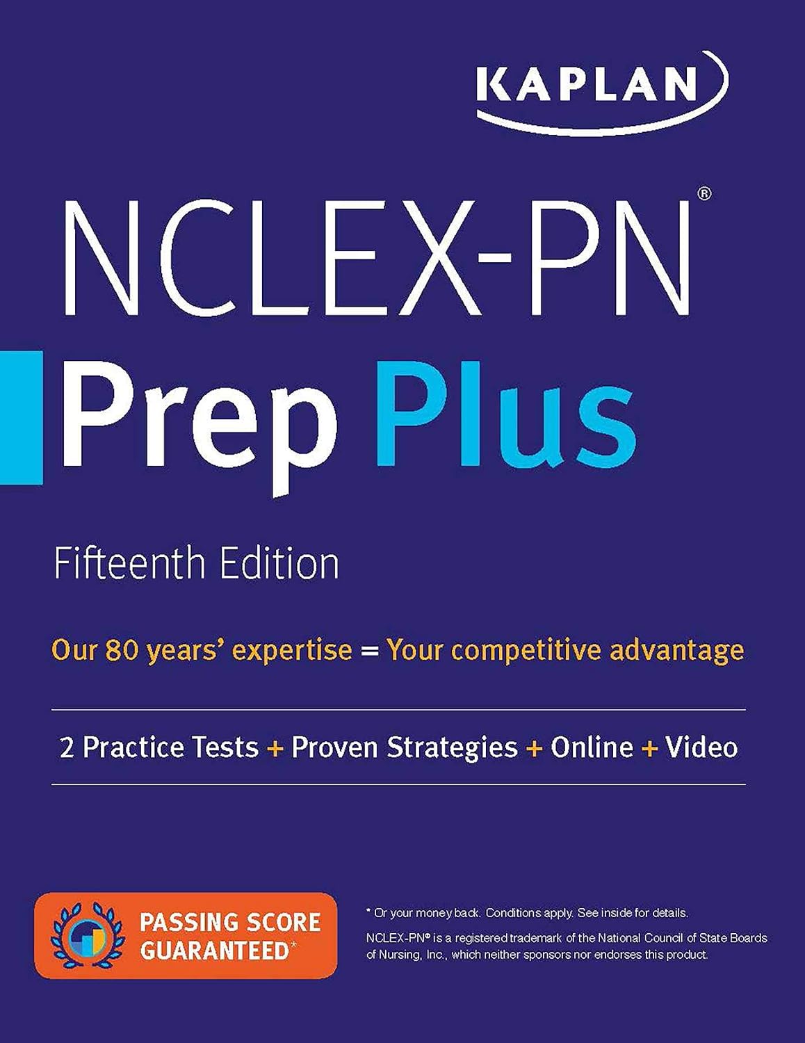 NCLEX-PN Prep Plus: Practice Tests + Proven Strategies + Online + Video
