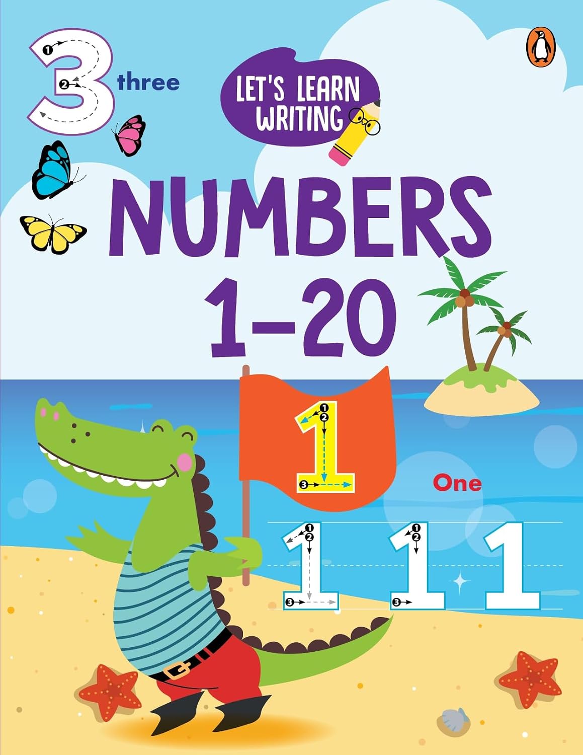 Let's Learn Writing: Numbers 1 to 20: First Trace and Write Practice Workbook