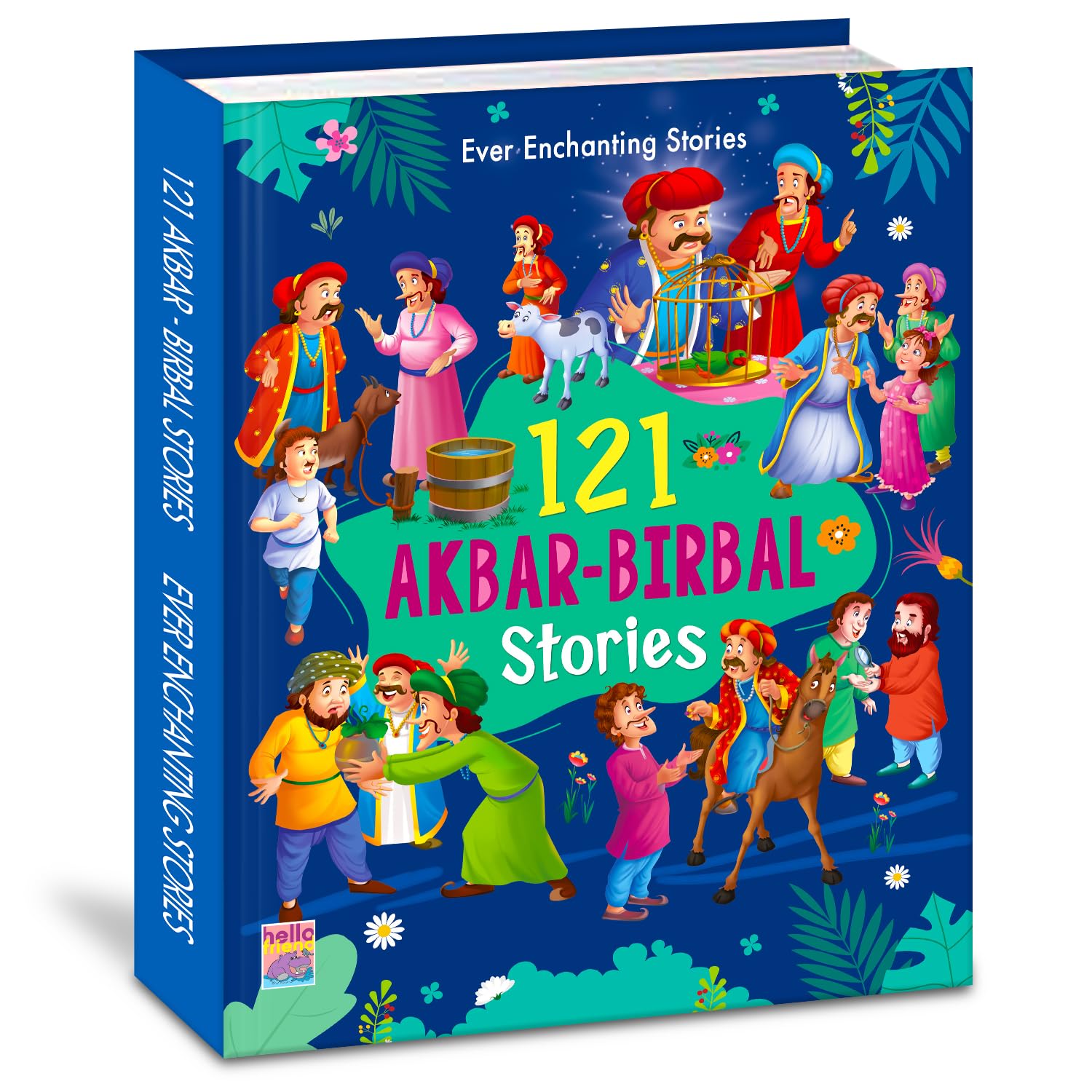 121 Akbar Birbal Stories - Illustrated Story Books for Kids and Childrens - Bedtime Traditional Short Stories With Colourful Pictures in English