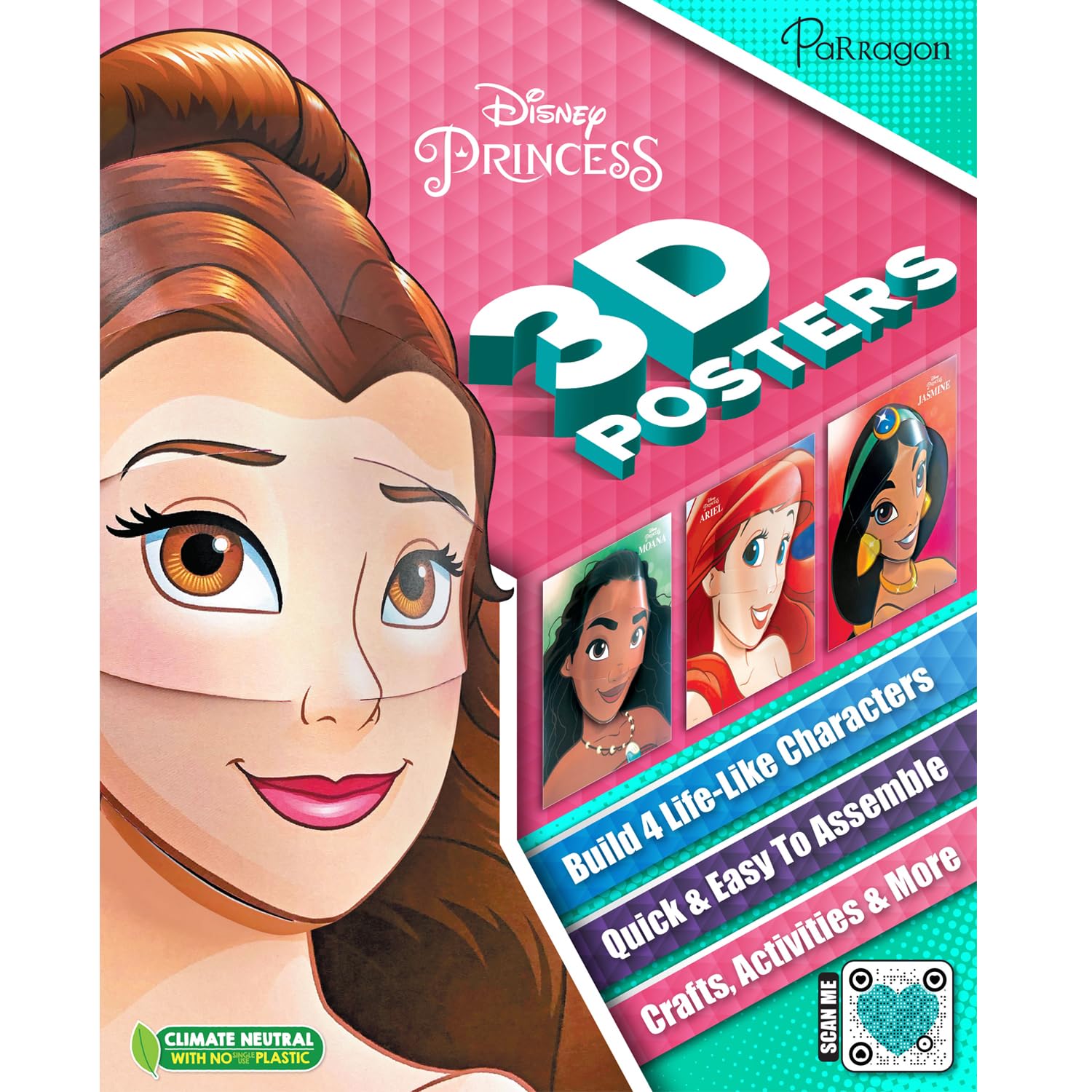 Disney Princess: Pop Heads - 3d Crafts