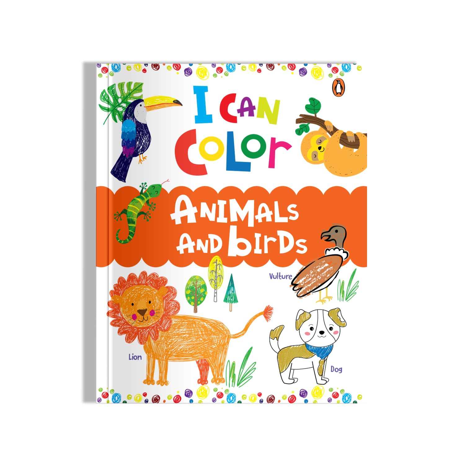 I Can Color: Animals and Birds: a Fun Coloring Book for Toddlers and Preschool Kids