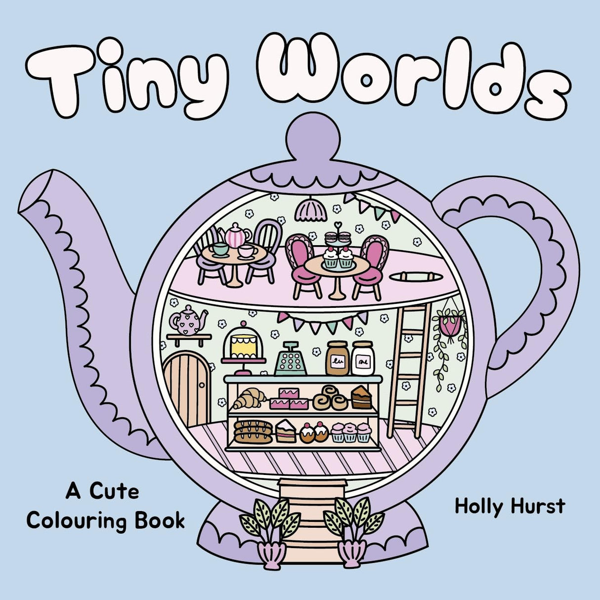 Tiny Worlds Cute Colouring Book
