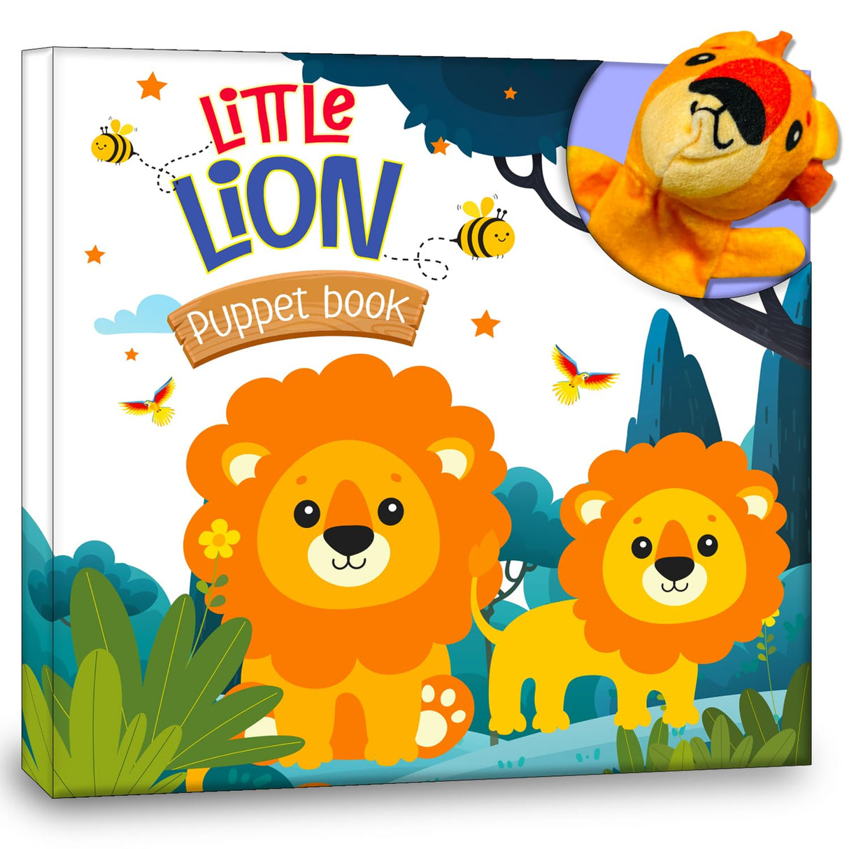 Finger Puppet Board Book: Little Lion