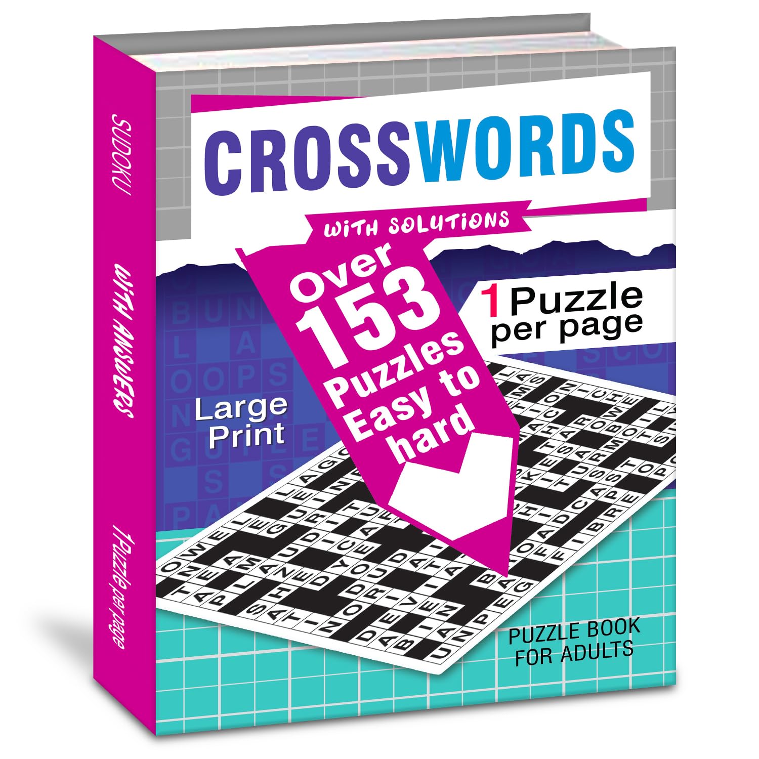 Crossword Puzzles Book with Solutions