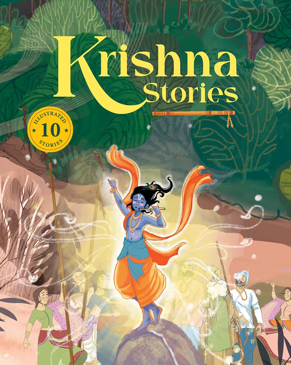 Krishna Stories: 10 Illustrated Stories of Lord Krishna for Children I Hindu Mythology