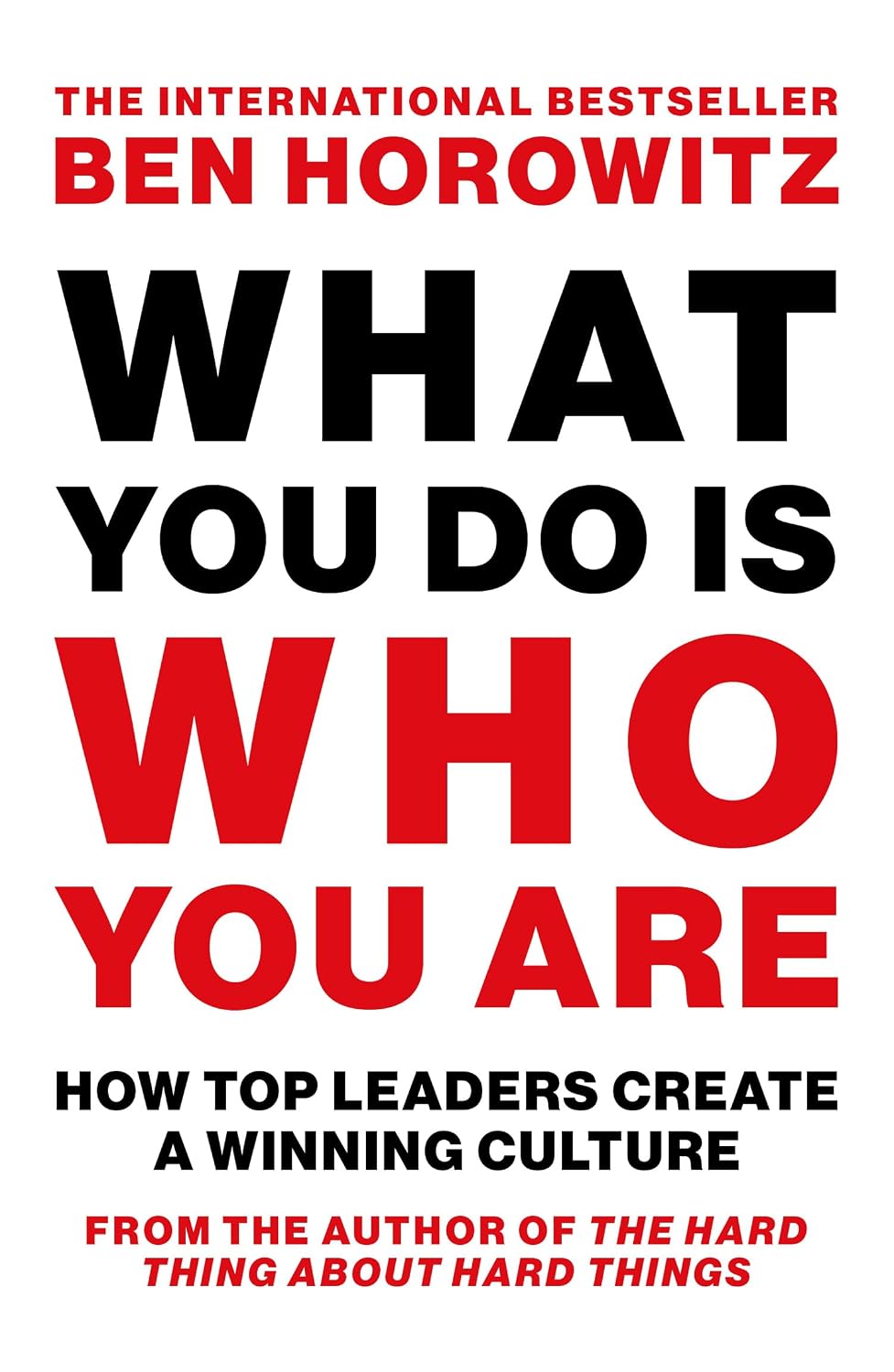 What You Do Is Who You Are
