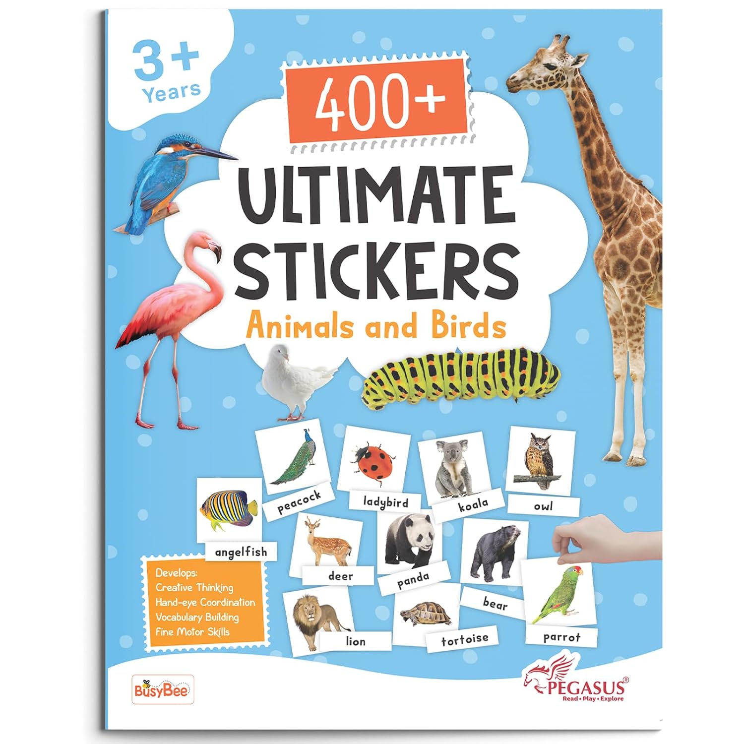 Pegasus Animal and Bird Stickers for Kids