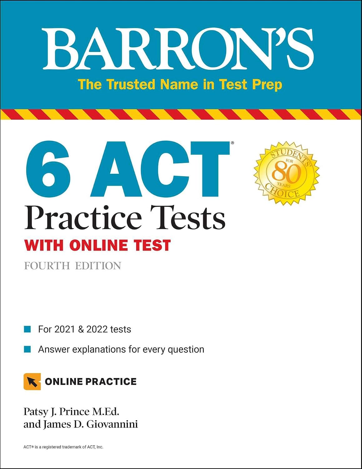 6 ACT Practice Tests with Online Test