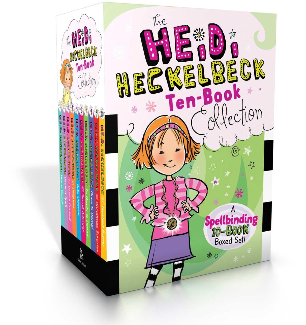 Heidi Heckelbeck Ten-Book Collection: Heidi Heckelbeck Has a Secret; Casts a Spell; and the Cookie Contest; in Disguise; Gets Glasses; and the Secret Admirer; Is Ready to Dance!; Goes to Camp!; and the Christmas Surprise; and the Tie-Dyed Bunny