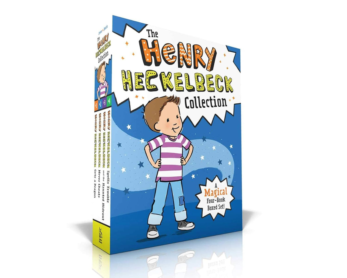 Henry Heckelbeck Collection: Henry Heckelbeck Gets a Dragon; Henry Heckelbeck Never Cheats; Henry Heckelbeck and the Haunted Hideout; Henry Heckelbeck Spells Trouble