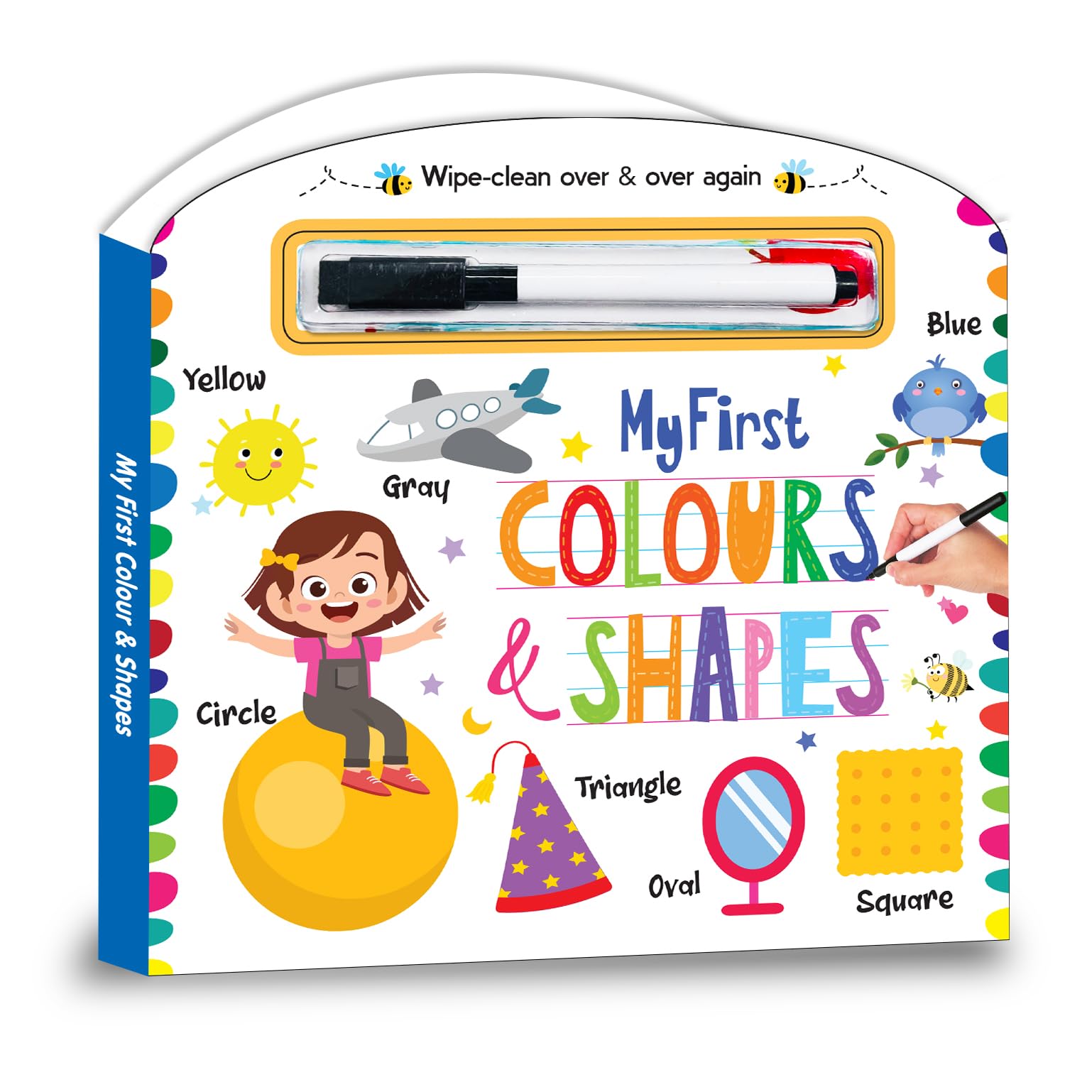 My First Wipe and Clean Board Book of Colours