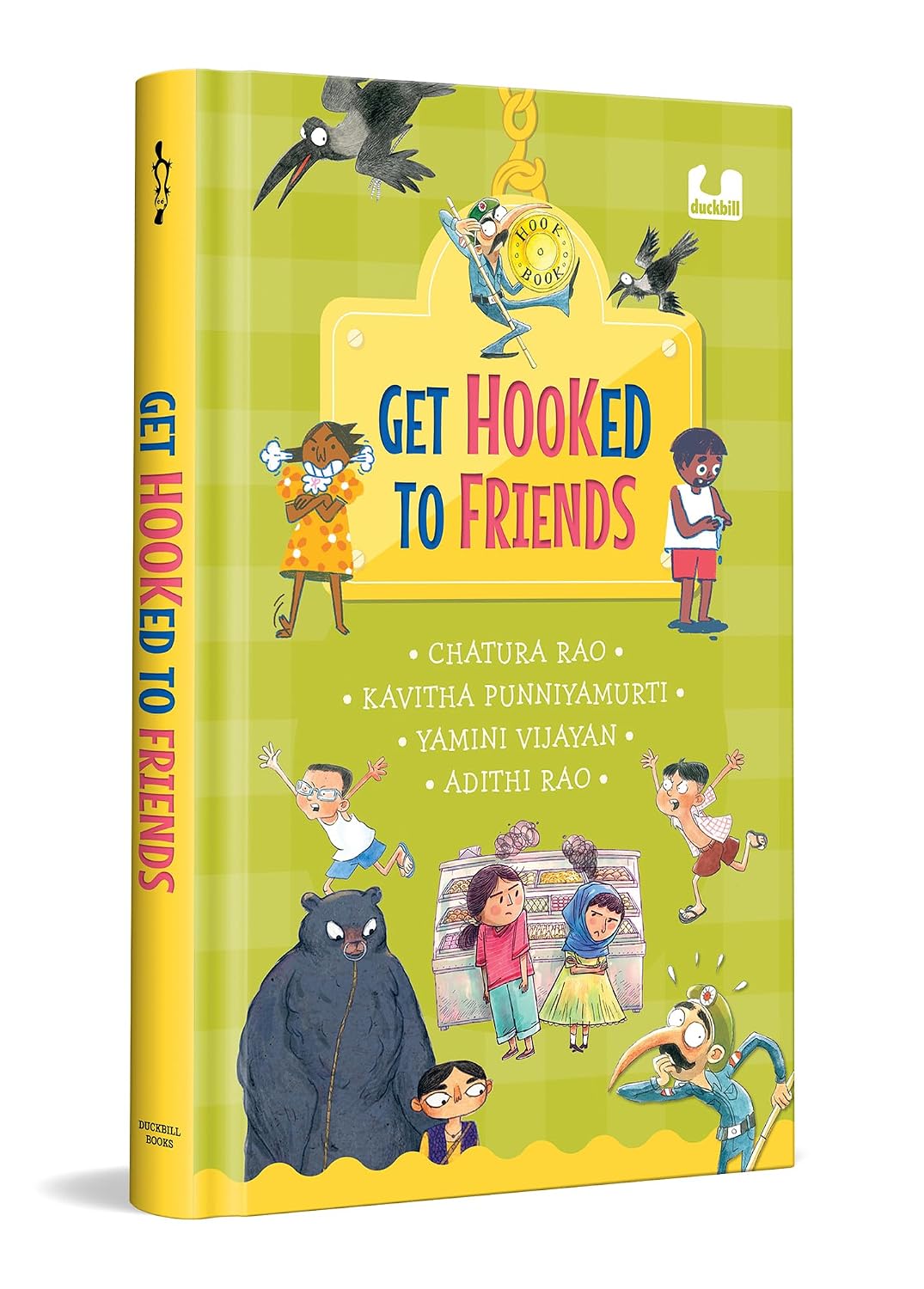 Get Hooked to Friends (hook Books): a 4 in 1 Gorgeously Illustrated Book on Friendship
