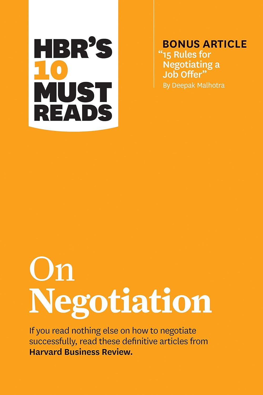 On Negotiation