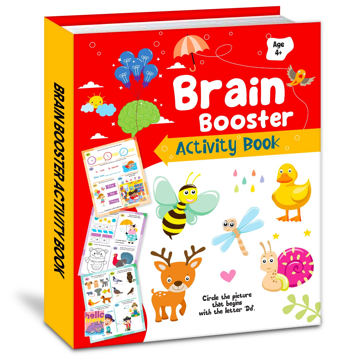 Brain Booster Activity Book for Kids 4+
