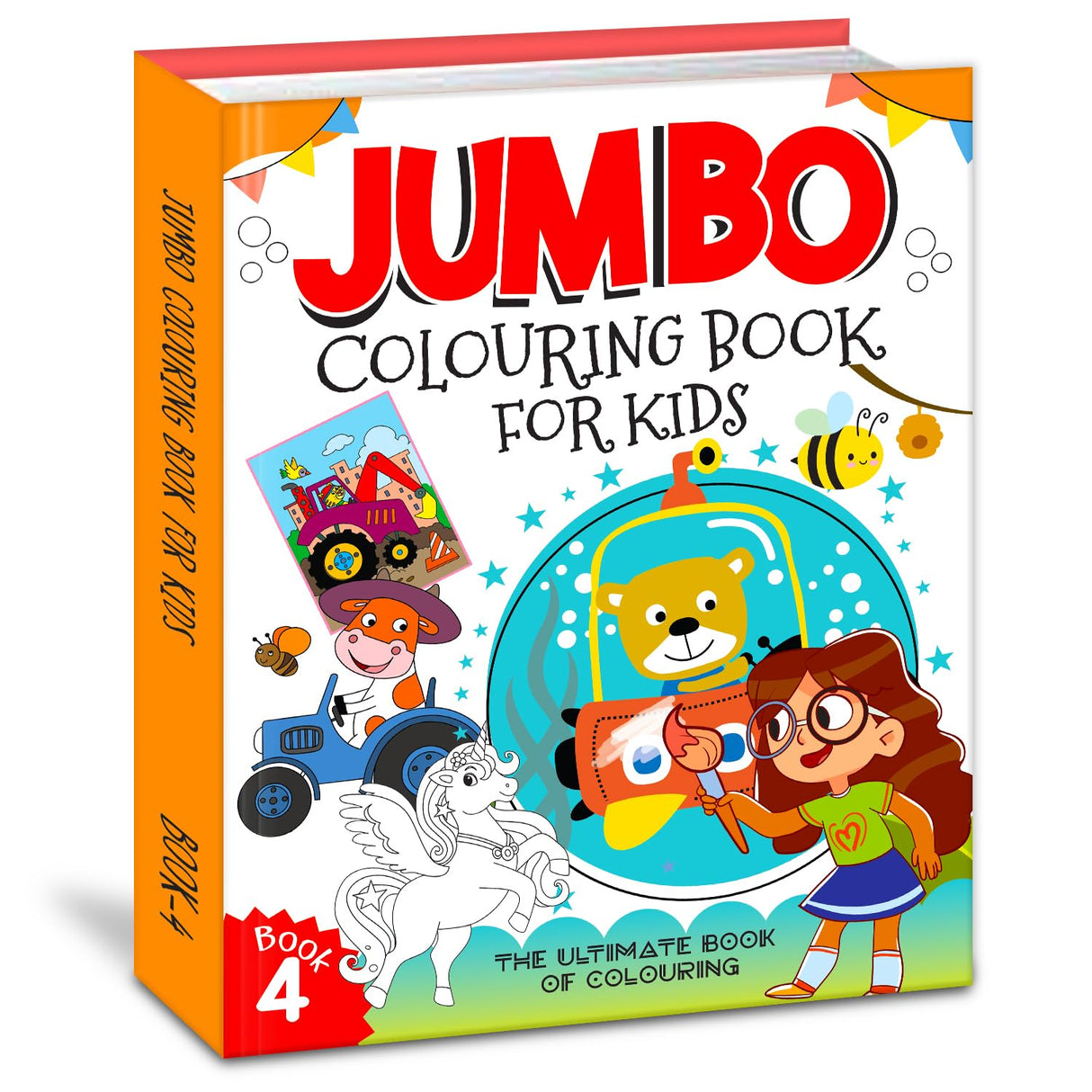 Jumbo Colouring Book 4