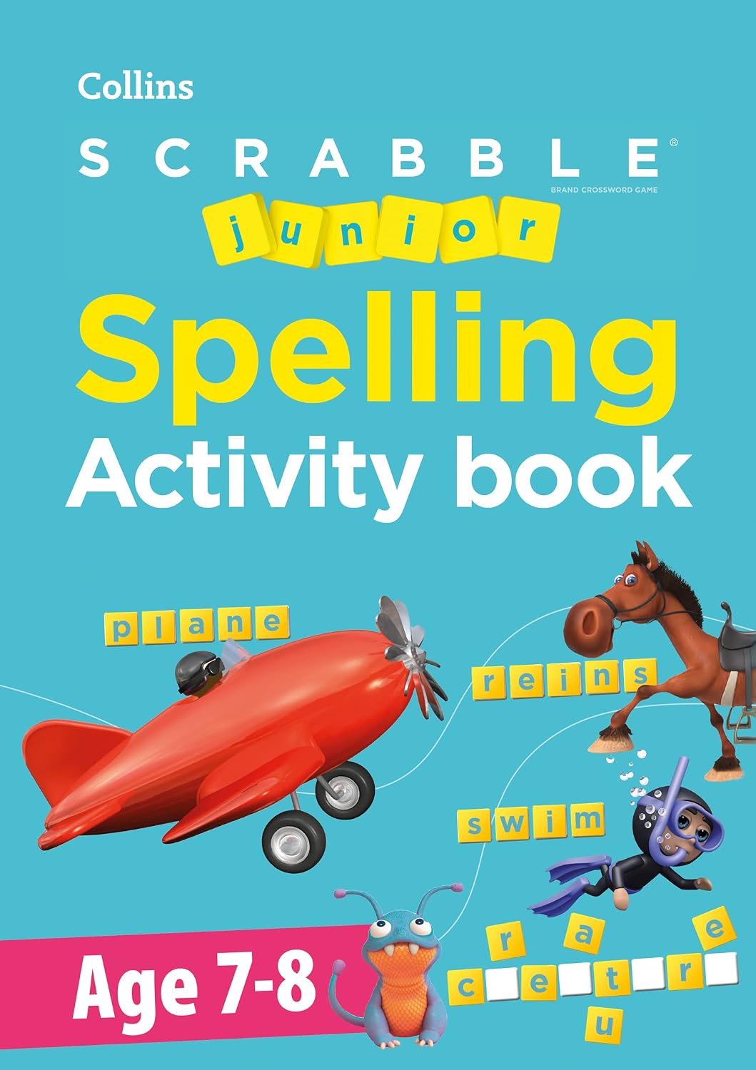 SCRABBLE(tm) Junior Spelling Activity Book Age 7-8