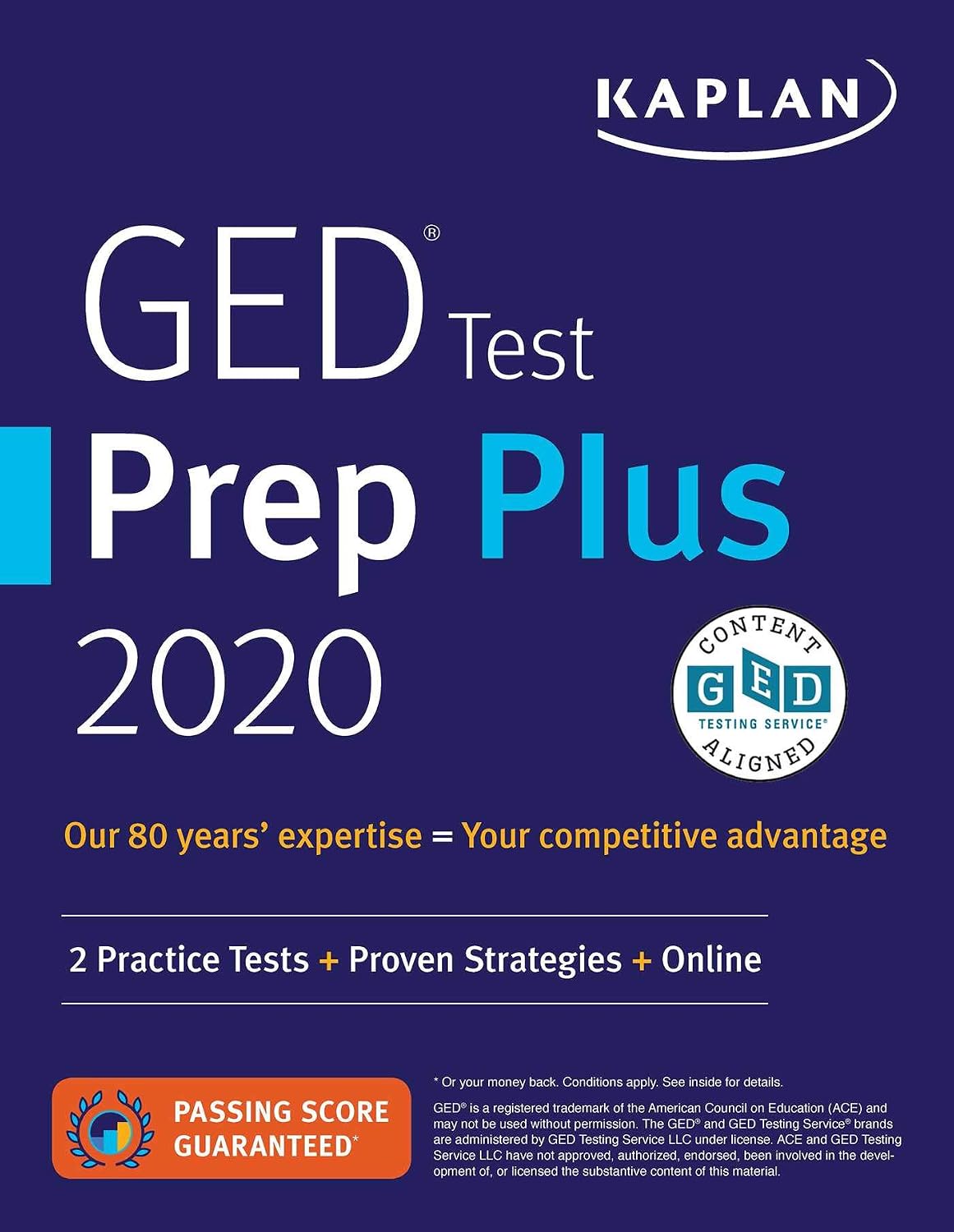 GED Test Prep Plus 2020: 2 Practice Tests + Proven Strategies + Online