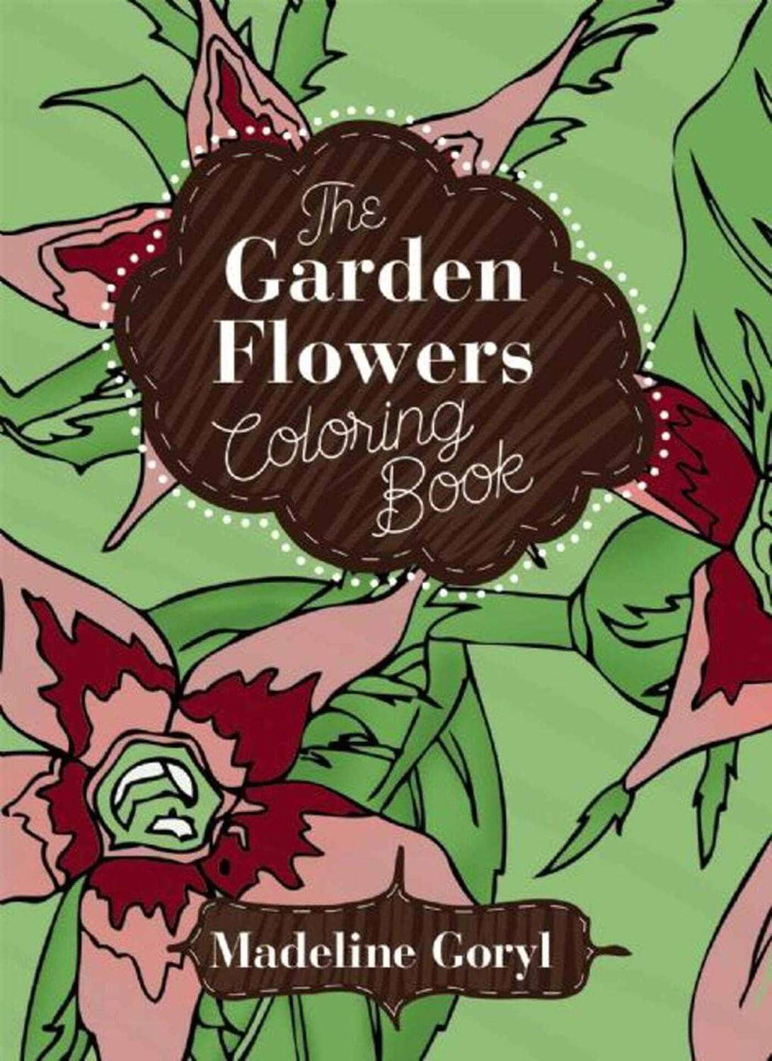 Garden Flowers Coloring Book