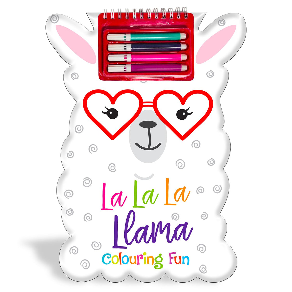 Shaped Colouring and Sticker Pad: La La Llama