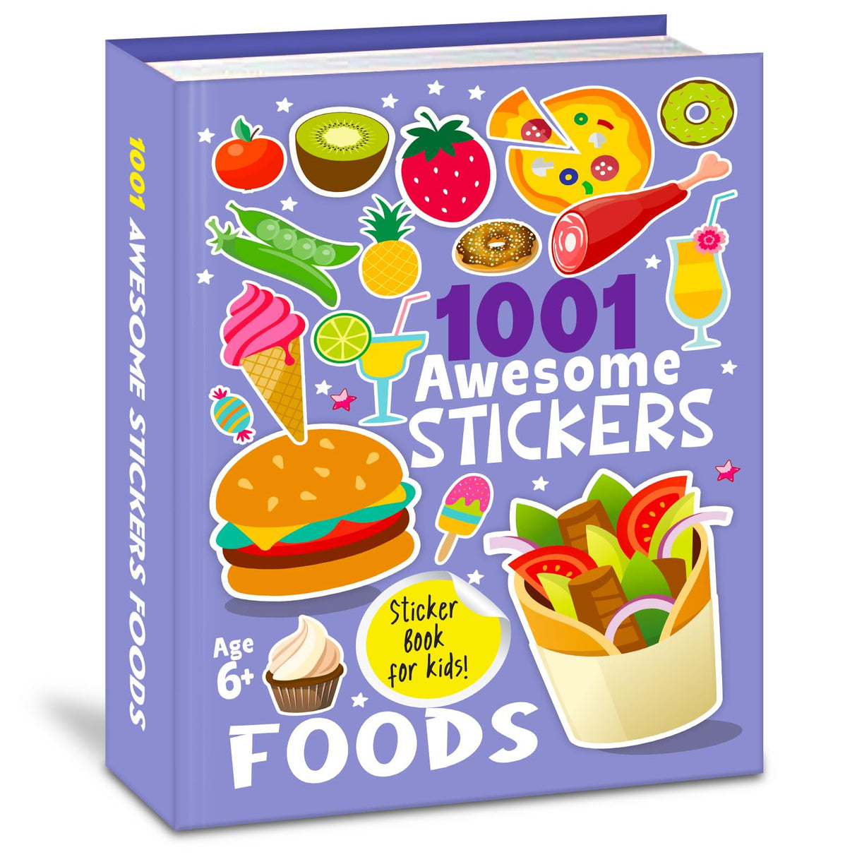 1001 Awesome Stickers: Foods