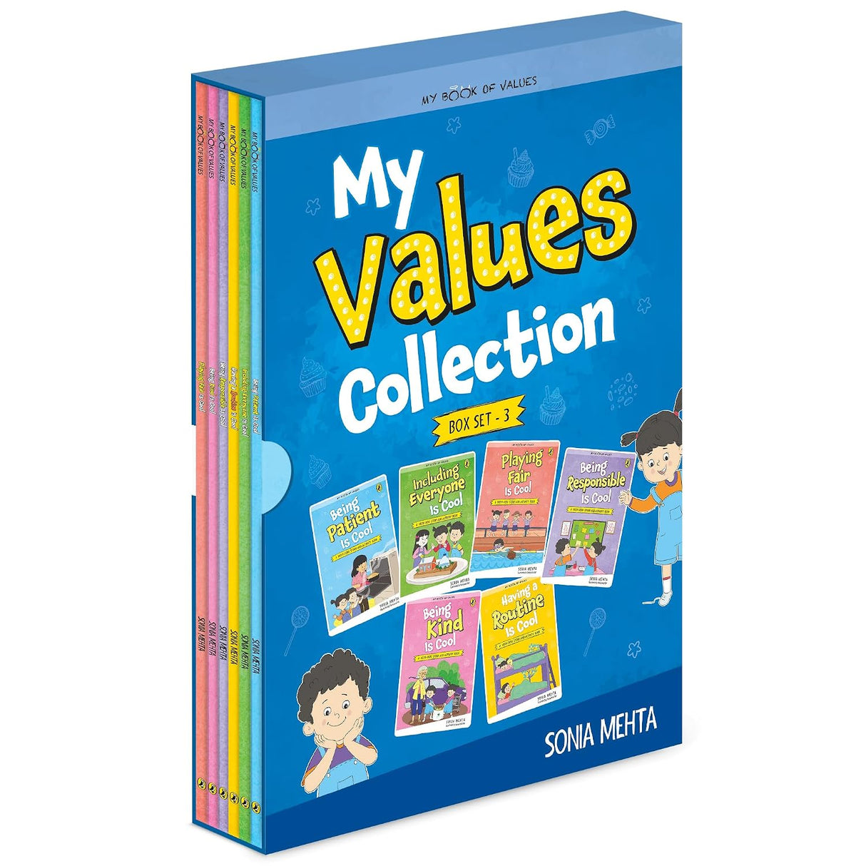 My Book of Values Boxset 3: A Set of 6 Exciting Story Cum Activity Books Illustrated Storybooks on Values and Good Behaviour Ages 5 +