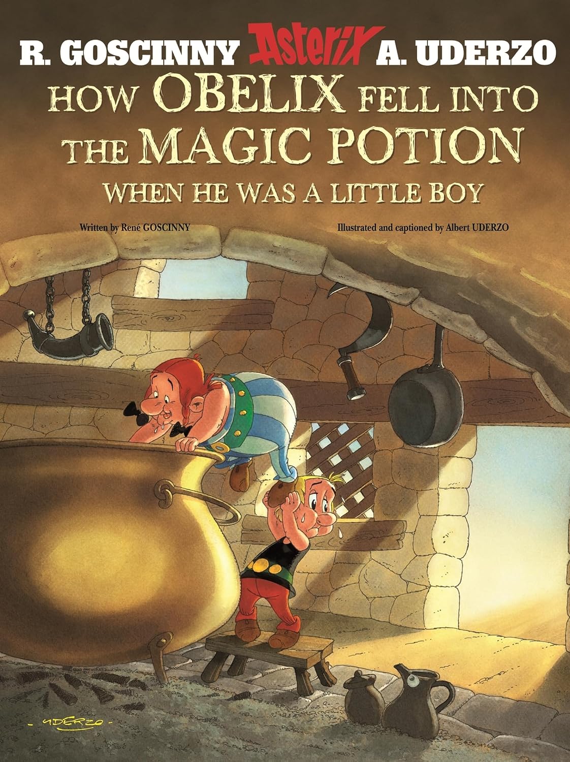 How Obelix Fell Into the Magic Potion When He Was a Little Boy Asterix