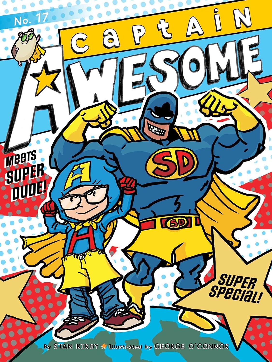 Captain Awesome meets Super Dude!