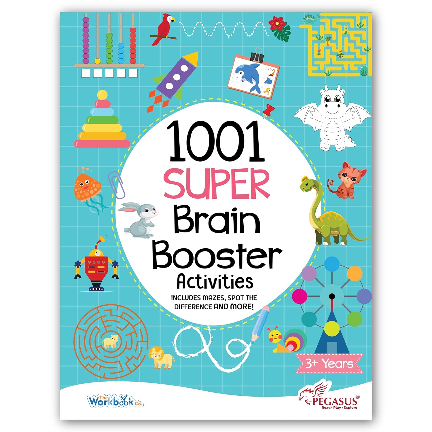 1001 Super Brain Booster Activities Book for Kids