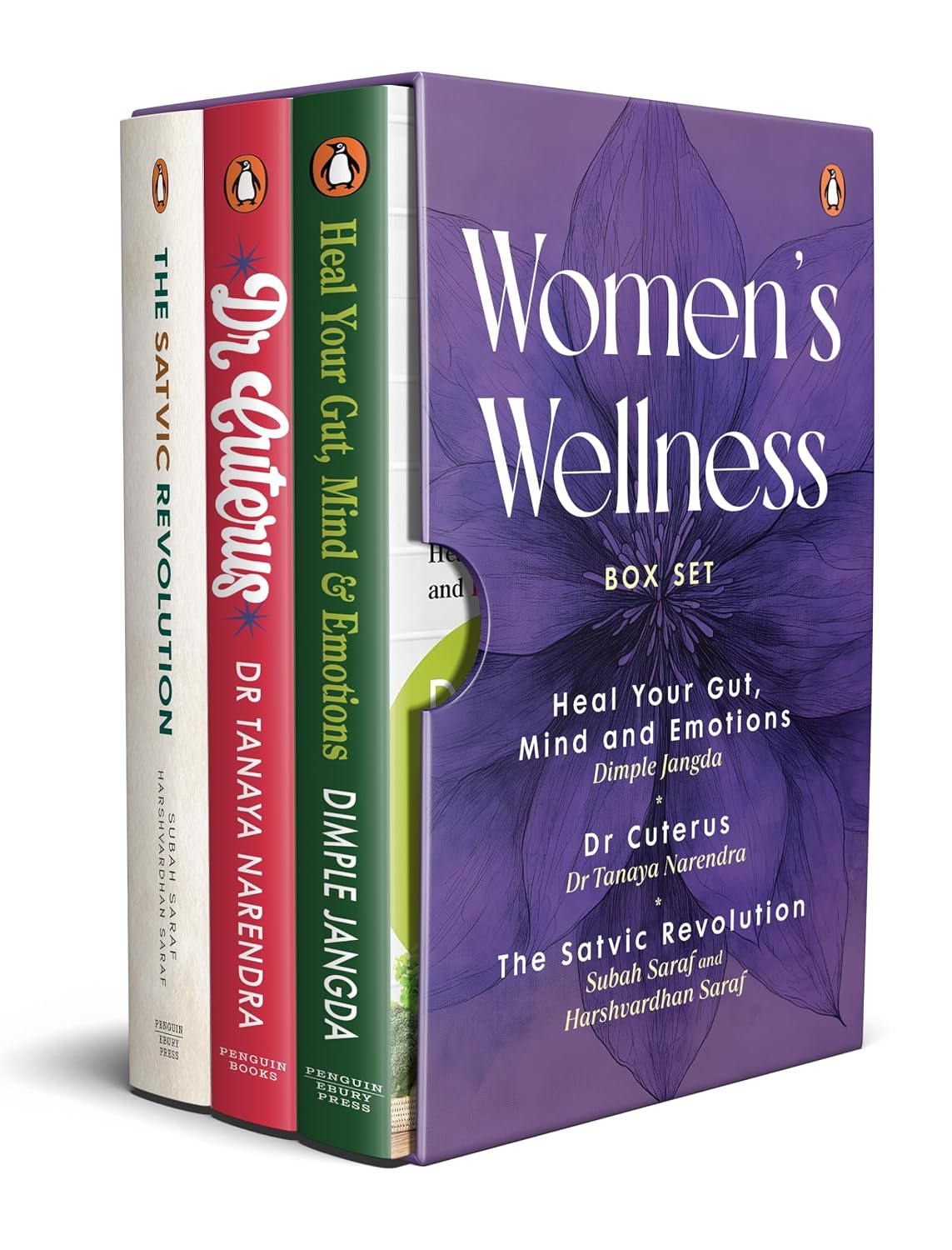 Women's Wellness Boxset: Heal Your Gut, Dr Cuterus, the Satvic Revolution