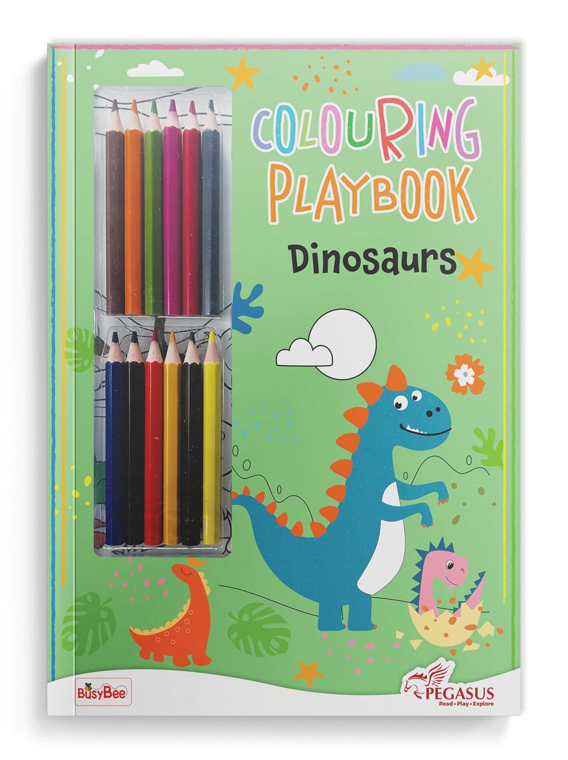 Coloring Play Book: Dinosaurs