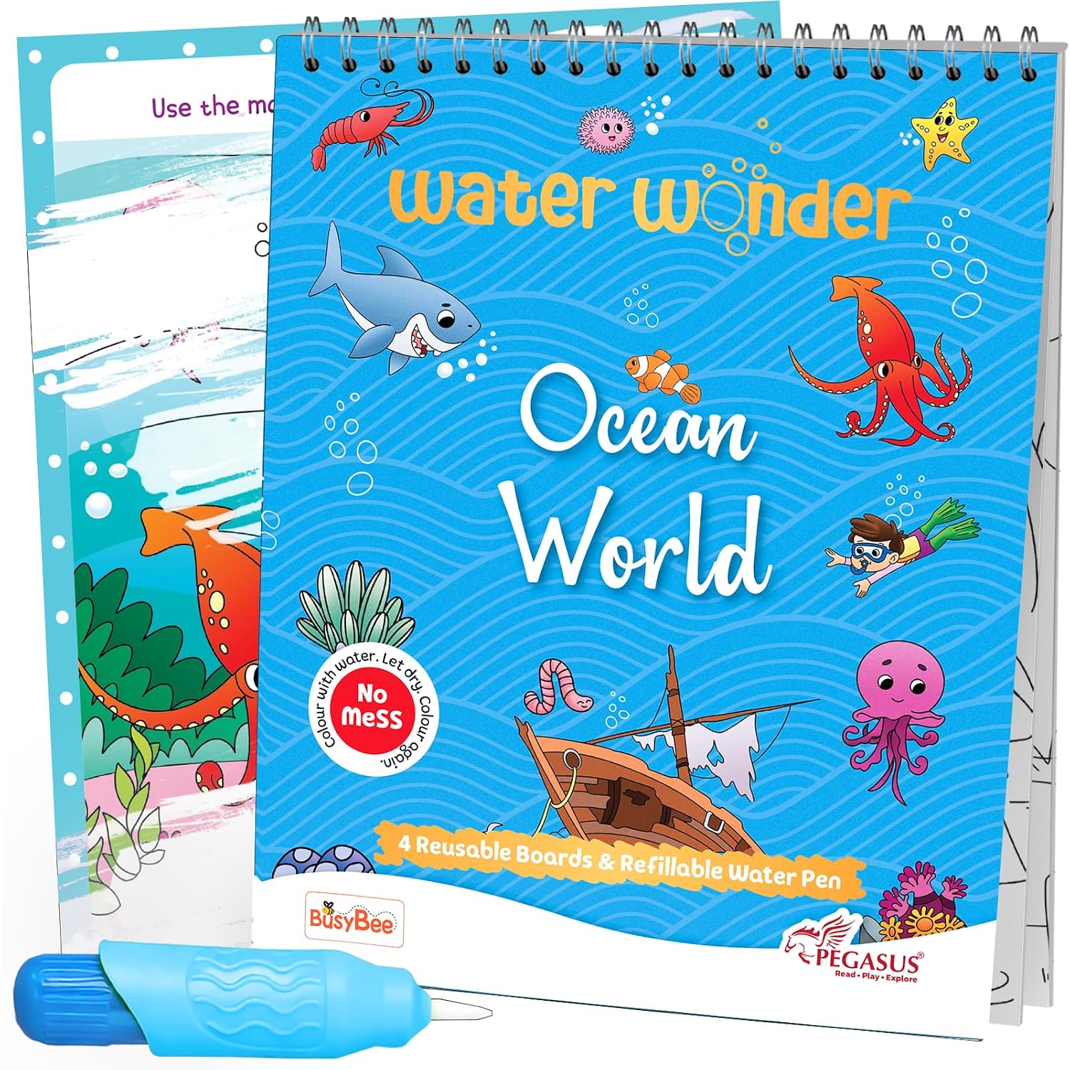 Reusable Magic Water Coloring Book